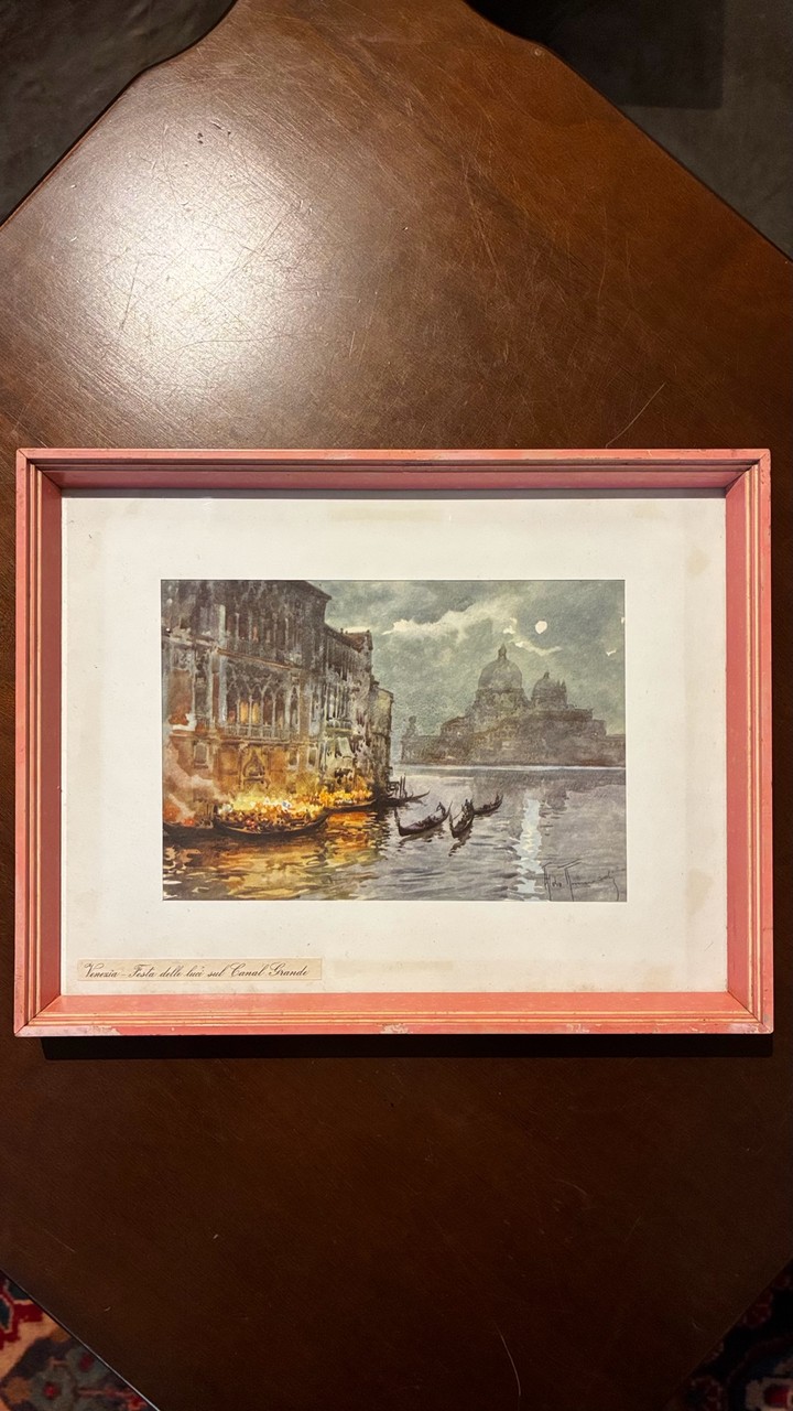 Quadro Litografia Venezia – Festa delle Luci sul Canal Grande